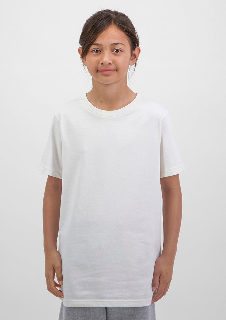 Good Mates Kids Basis Short Sleeve Tee - Ecru