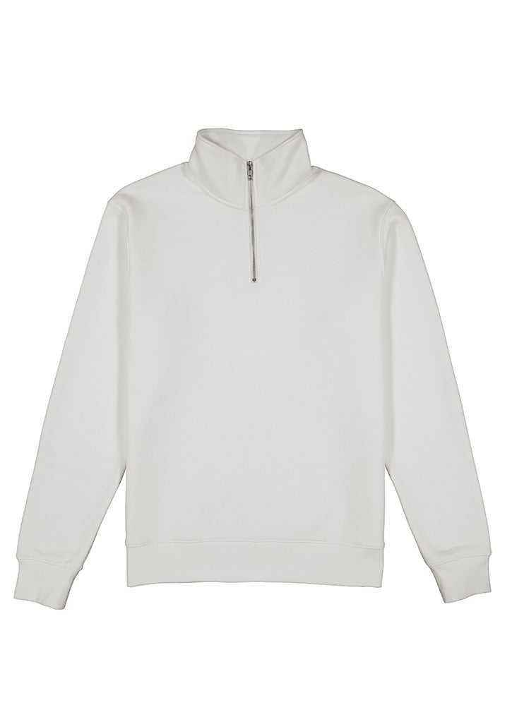 Good Mates Mens Everyday 1/4 Zip - Ecru