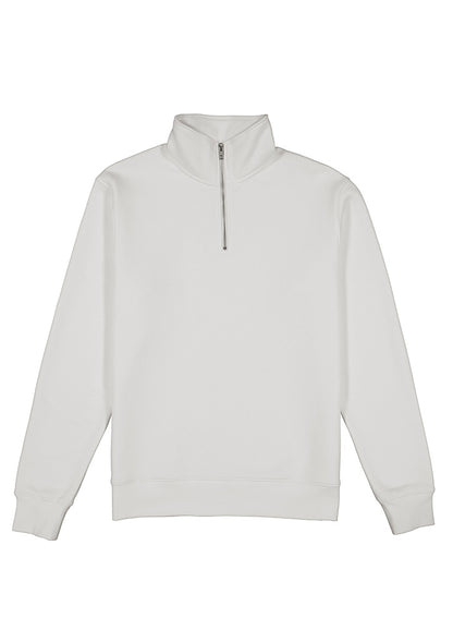 Good Mates Mens Everyday 1/4 Zip - Ecru