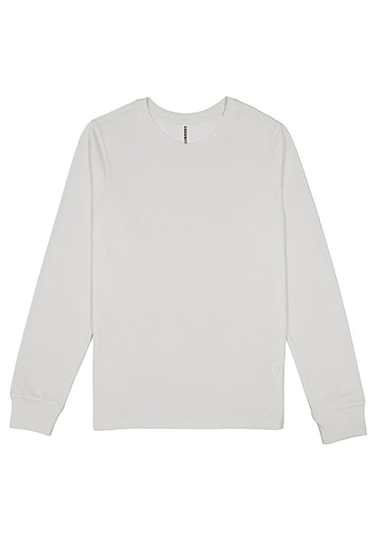 Good Mates Womens Basis Long Sleeve Tee - Ecru