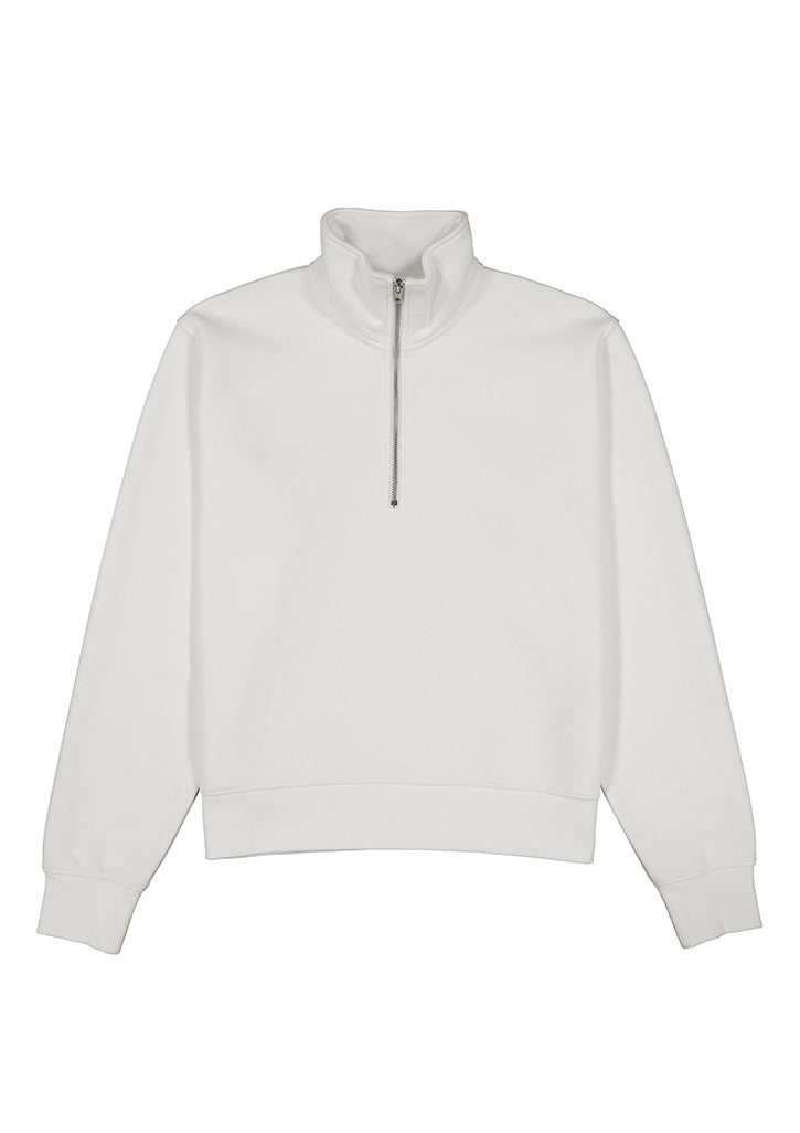 Good Mates Womens Everyday 1/4 Zip - Ecru