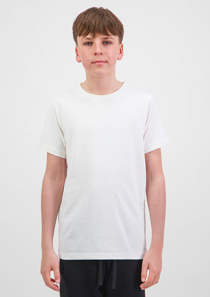 Good Mates Youth Basis Short Sleeve Tee - Ecru