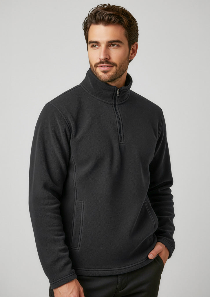 Biz Collection Mens Trinity Fleece - Black