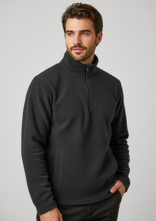 Biz Collection Mens Trinity Fleece - Black