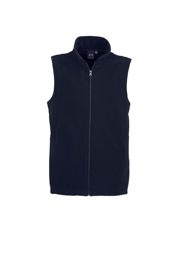 Biz Collection Mens Plain Vest - Navy