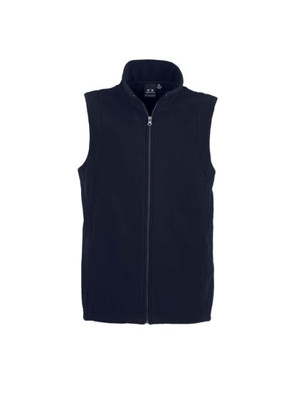 Biz Collection Mens Plain Vest - Navy
