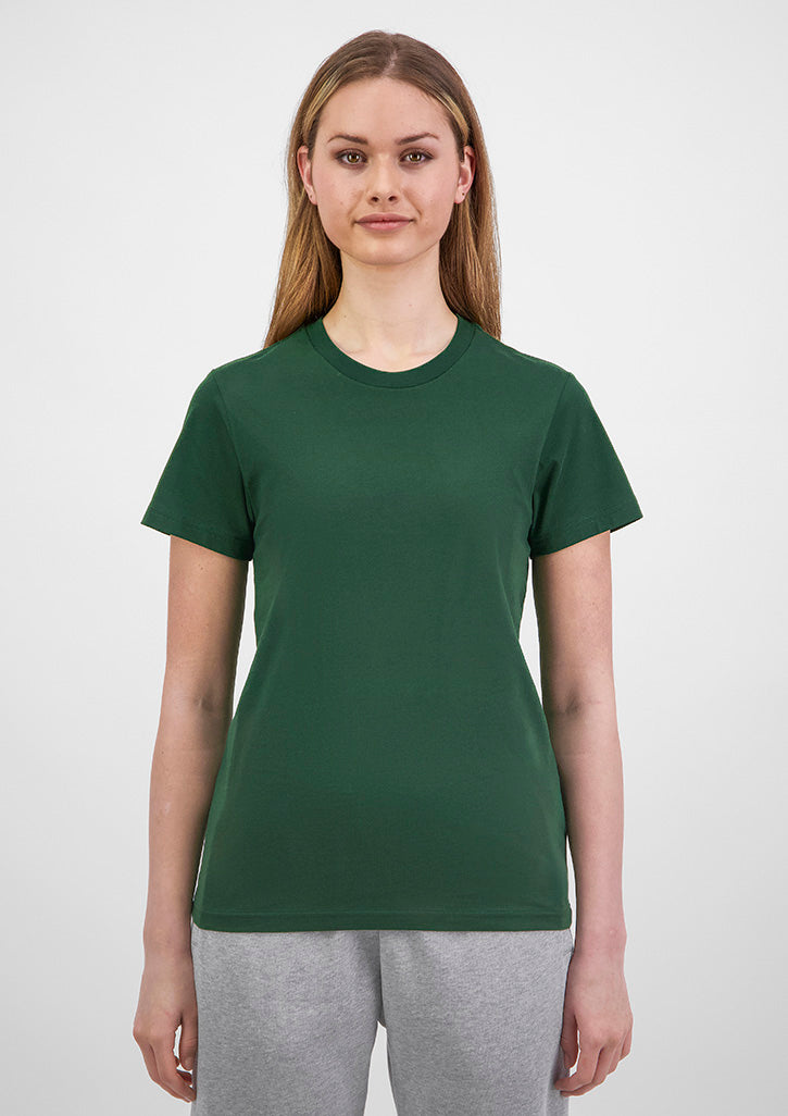 Good Mates Womens Basis Short Sleeve Tee - Forest