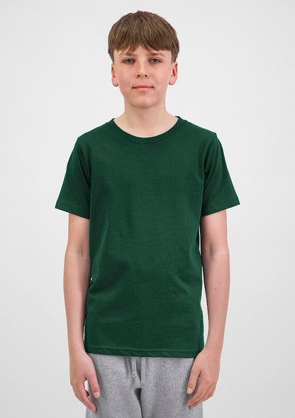 Good Mates Youth Basis Short Sleeve Tee - Forest