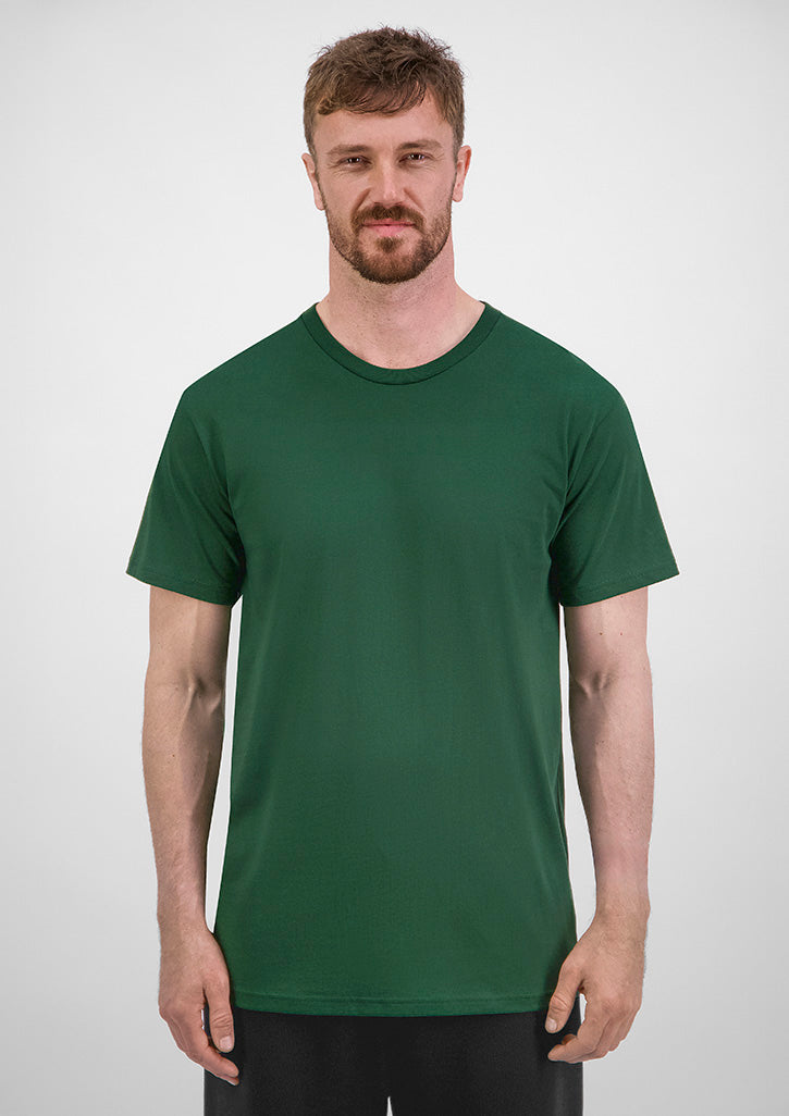 Good Mates Mens Basis Short Sleeve Tee - Forest