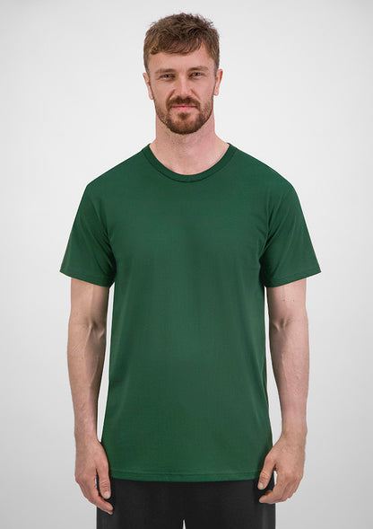 Good Mates Mens Basis Short Sleeve Tee - Forest