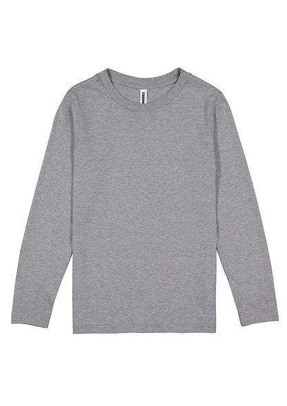 Good Mates Kids Basis Long Sleeve Tee - Grey Marle