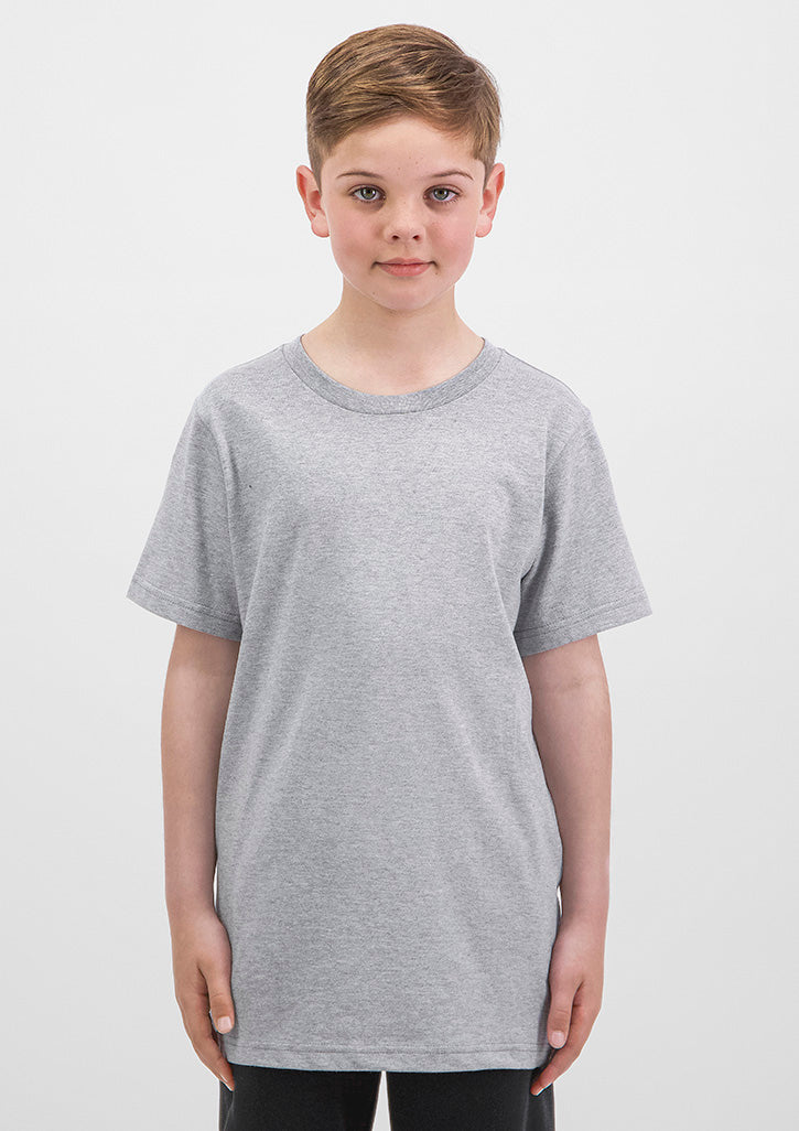 Good Mates Kids Basis Short Sleeve Tee - Grey Marle
