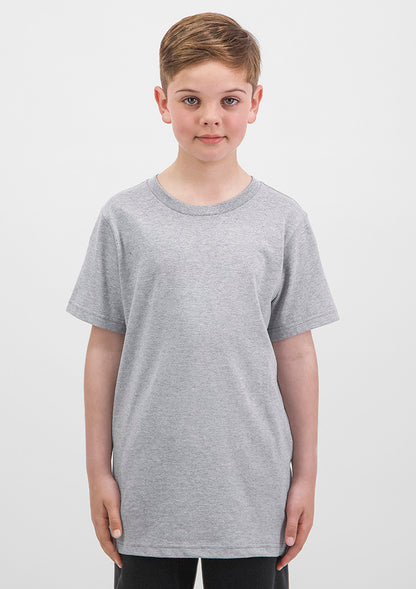Good Mates Kids Basis Short Sleeve Tee - Grey Marle