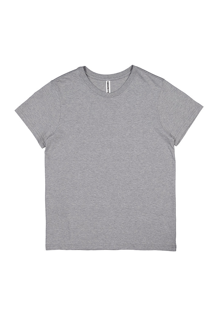 Good Mates Womens Basis Short Sleeve Tee - Grey Marle