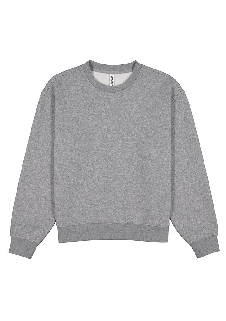 Good Mates Womens Everyday Crew Sweatshirt - Grey Marle