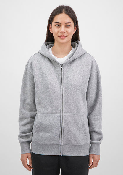 Good Mates Womens Everyday Zip Hoodie - Grey Marle