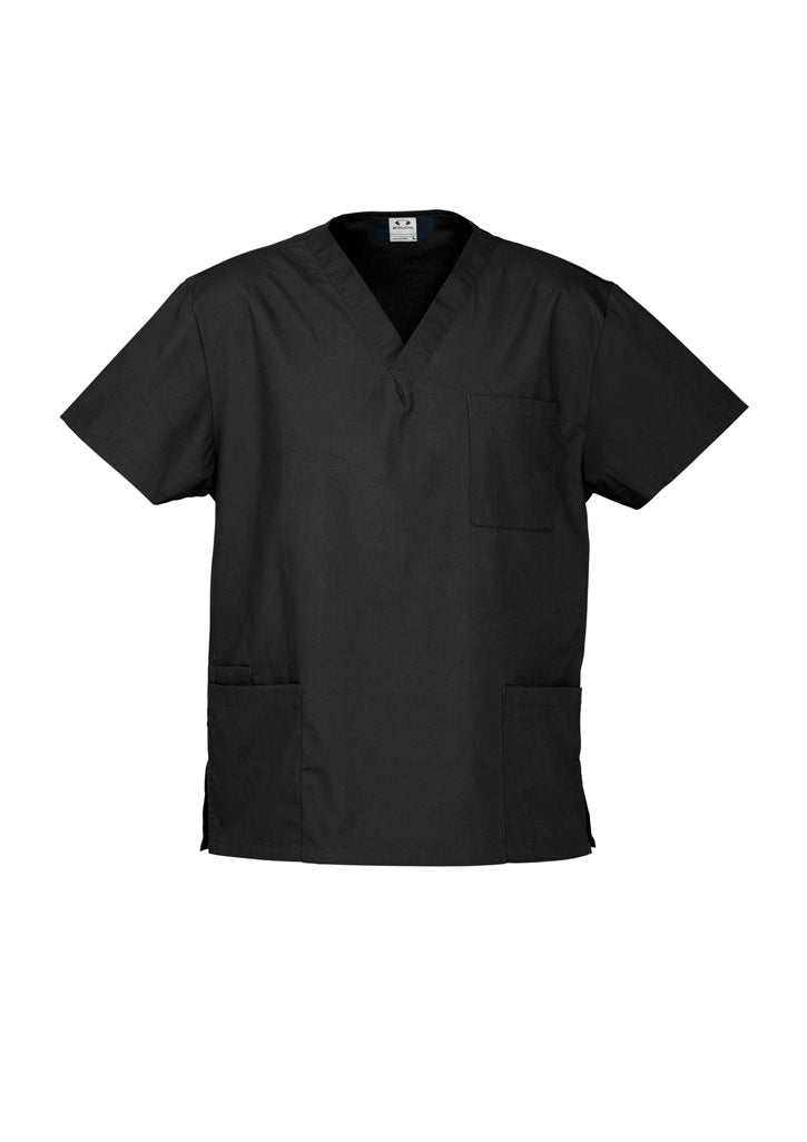Biz Collection Unisex Classic Scrub Top - Pewter