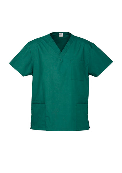 Biz Collection Unisex Classic Scrub Top - Hunter Green
