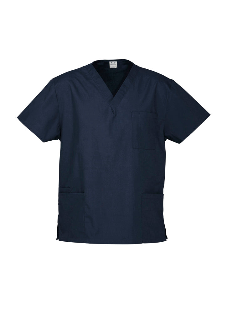 Biz Collection Unisex Classic Scrub Top - Navy