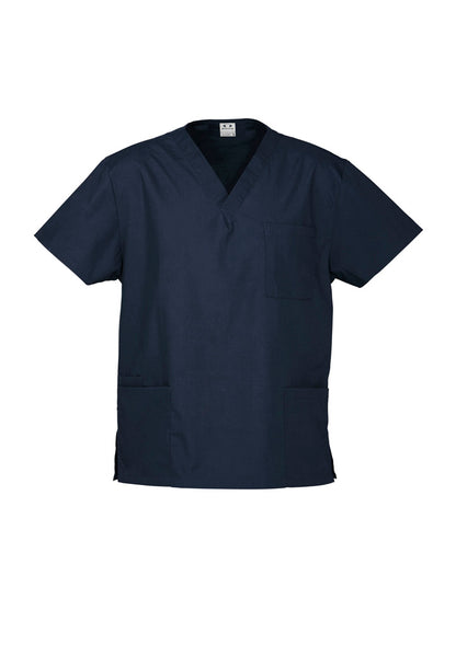 Biz Collection Unisex Classic Scrub Top - Navy