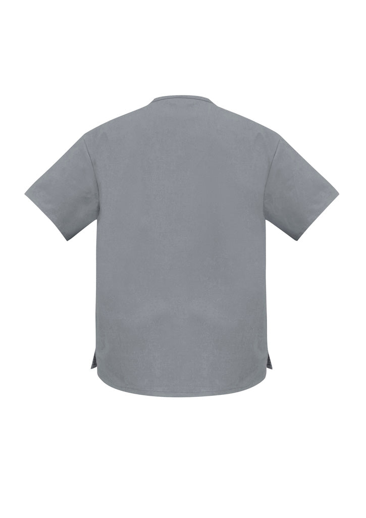 Biz Collection Unisex Classic Scrub Top - Pewter