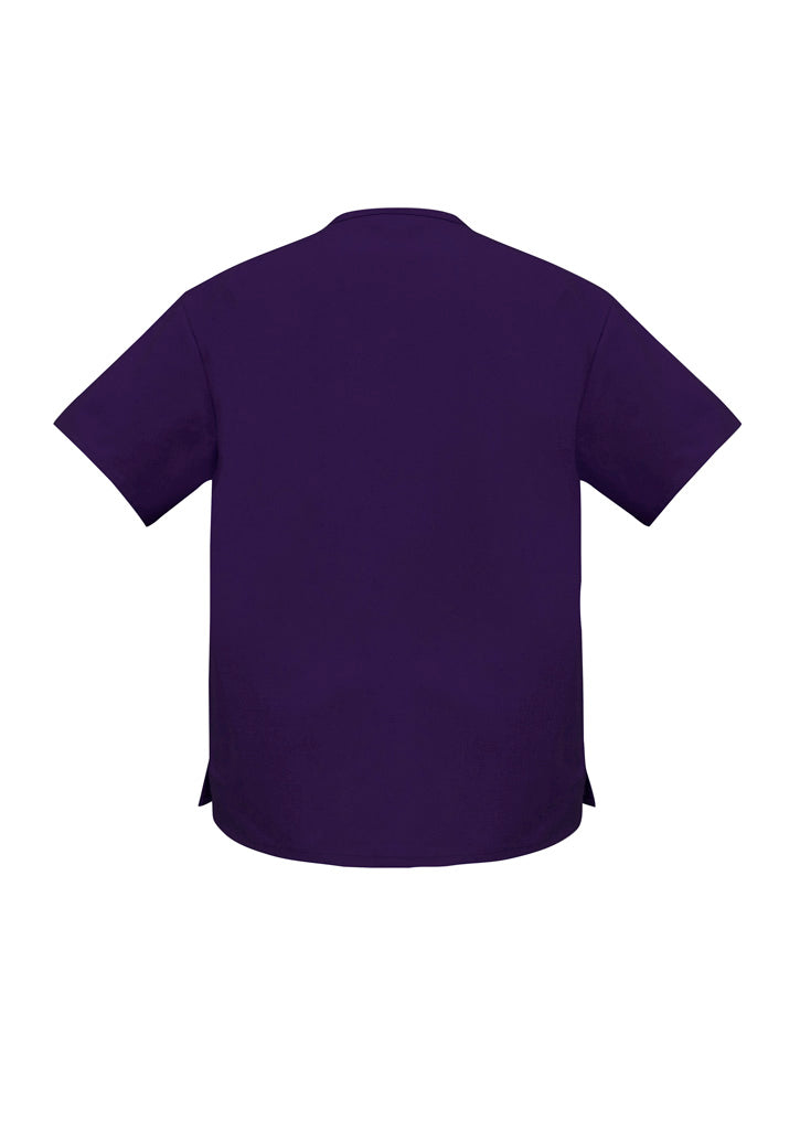 Biz Collection Unisex Classic Scrub Top - Purple