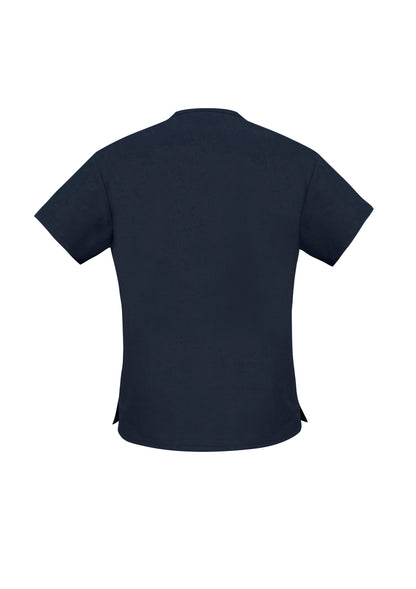Biz Collection Womens Classic Scrub Top - Navy