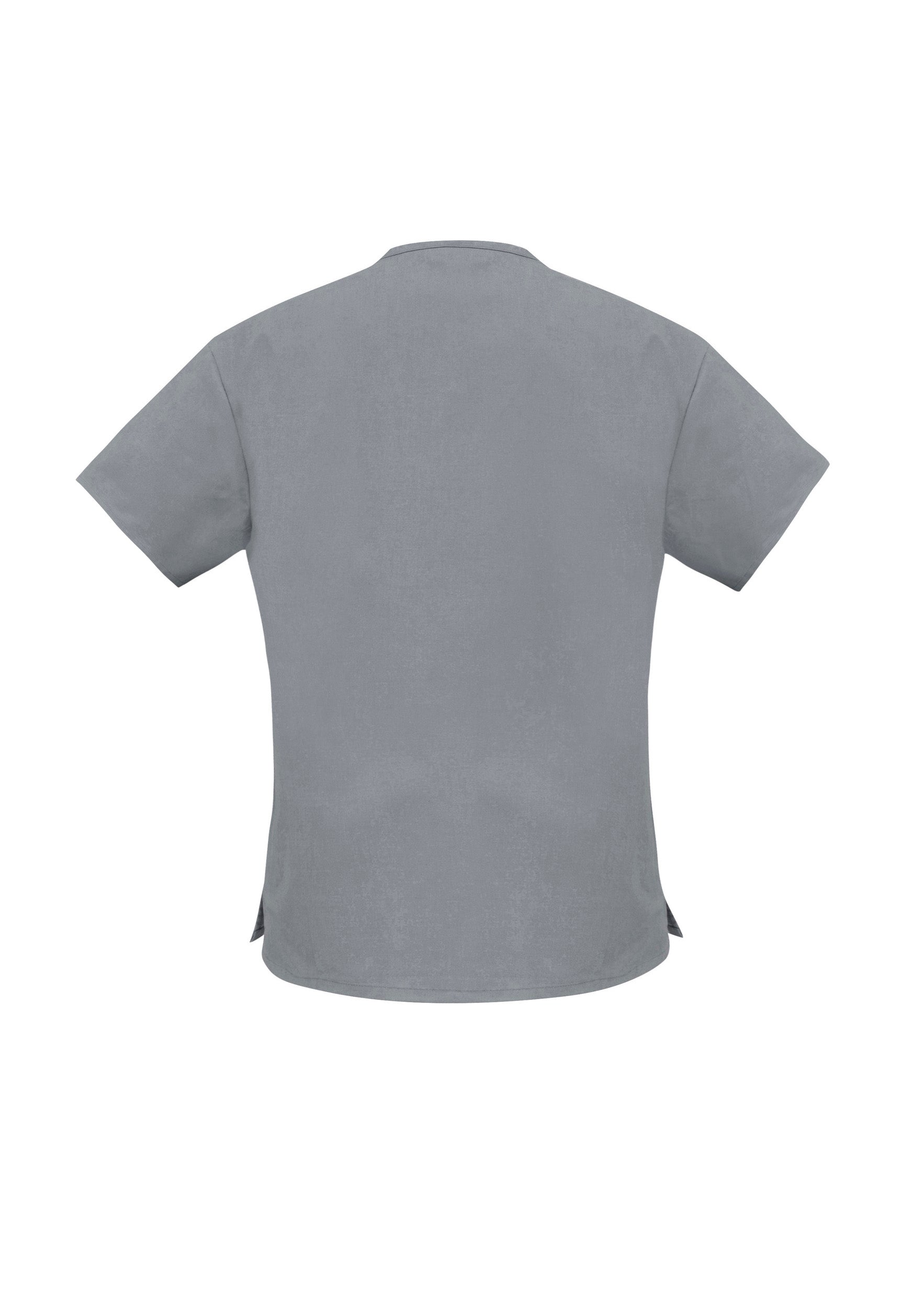 Biz Collection Womens Classic Scrub Top - Pewter