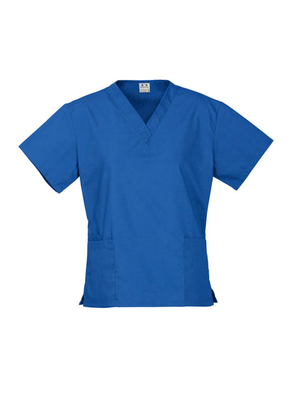 Biz Collection Womens Classic Scrub Top - Royal