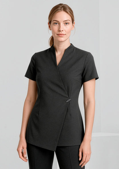 Biz Collection Womens Spa Tunic - Black