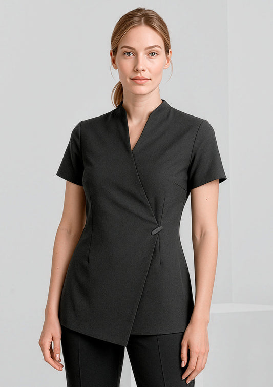 Biz Collection Womens Spa Tunic - Black