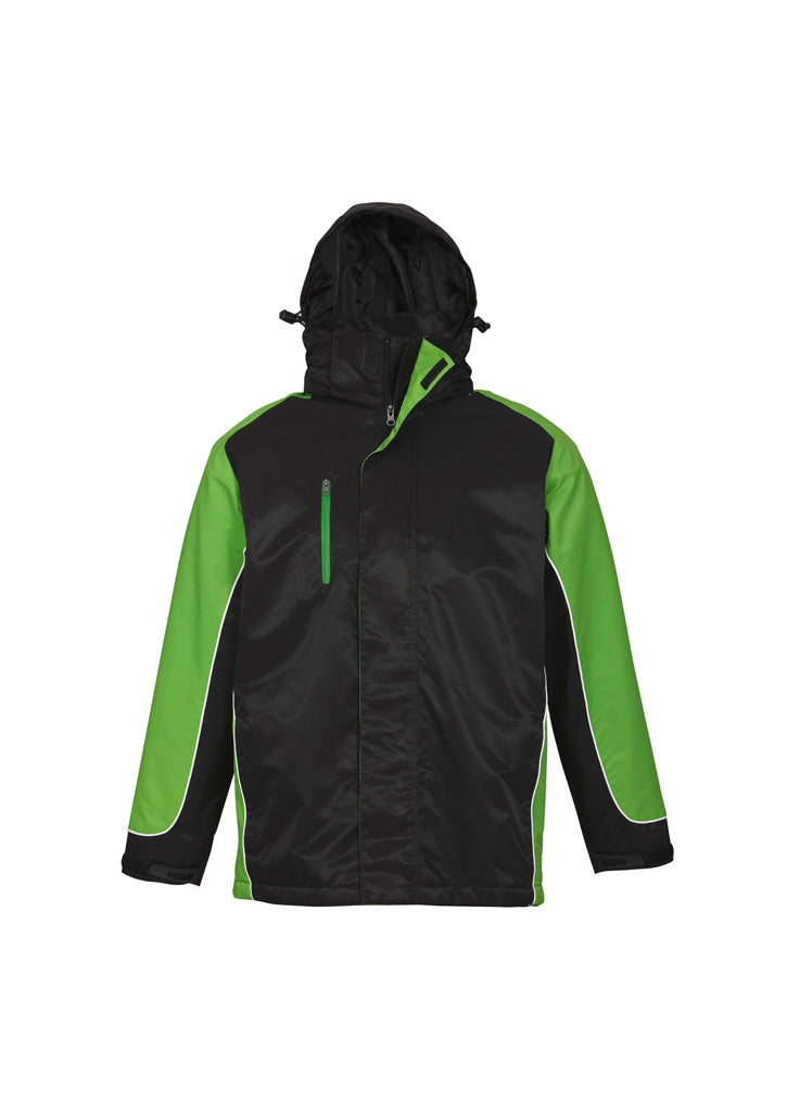 Biz Collection Unisex Nitro Jacket - Black/Green/White