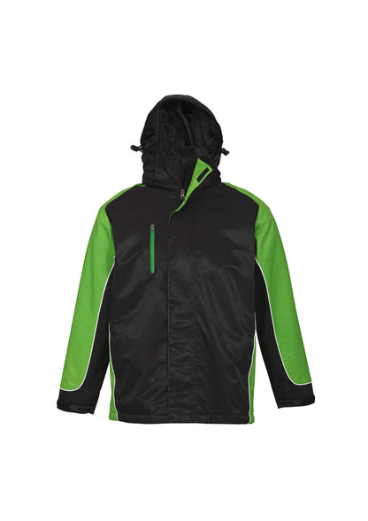 Biz Collection Unisex Nitro Jacket - Black/Green/White