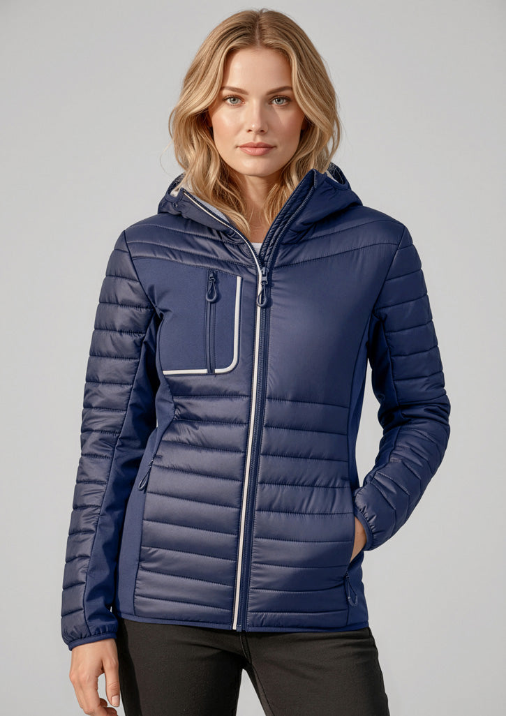 Biz Collection Unisex Patrol Jacket - Navy/Silver