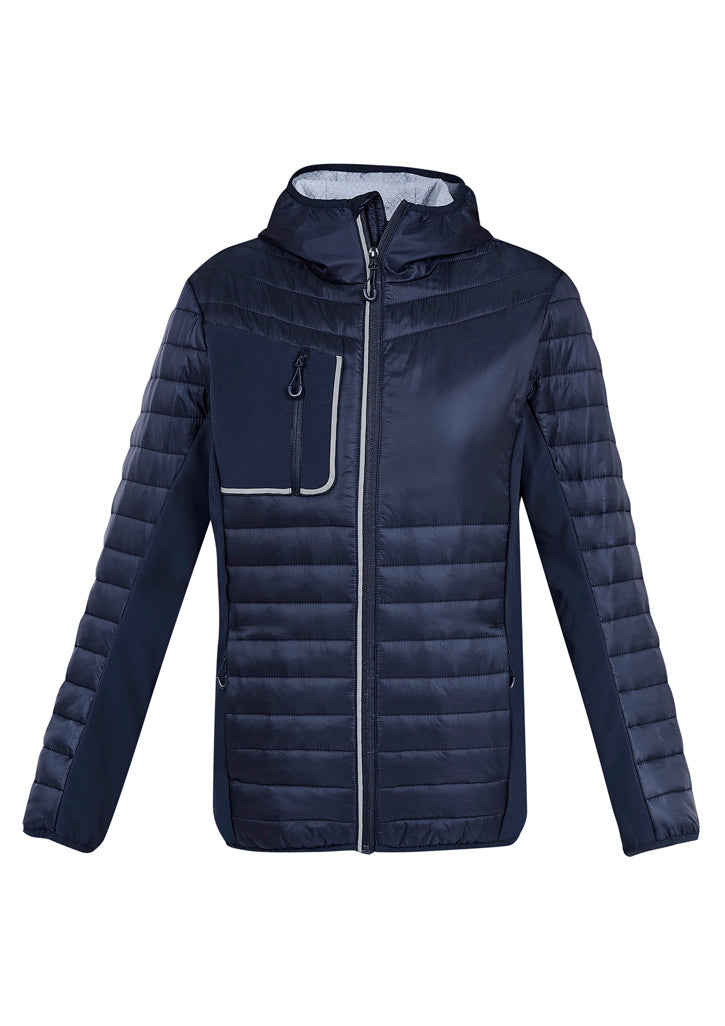 Biz Collection Unisex Patrol Jacket - Navy/Silver