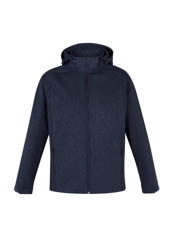 Biz Collection Mens Geo Jacket - Navy