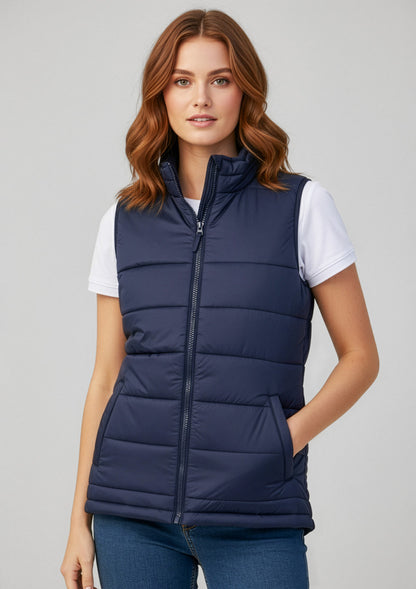 Biz Collection Womens Alpine Vest - Navy