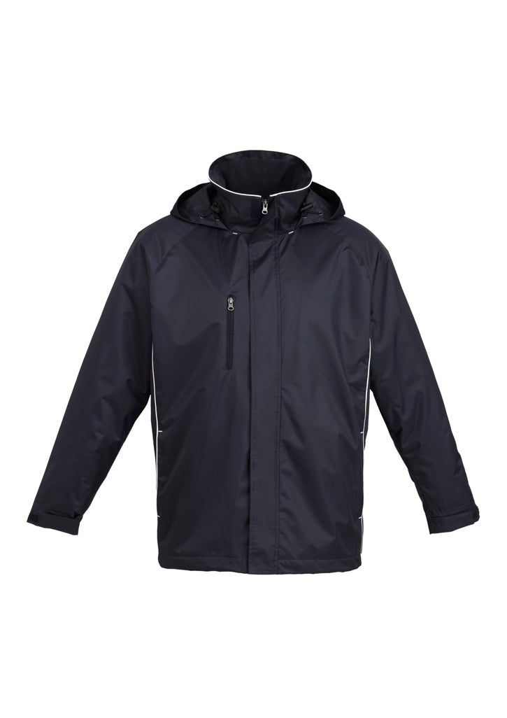 Biz Collection Unisex Core Jacket - Navy/White