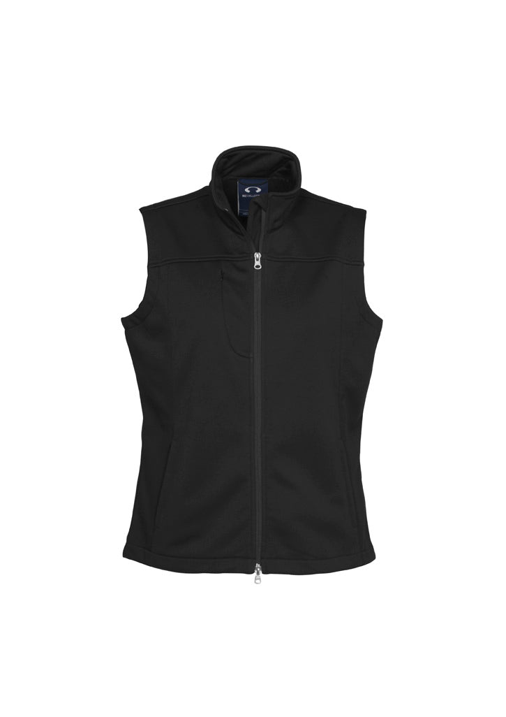Biz Collection Womens Softshell Vest - Black