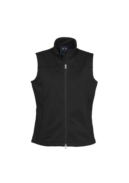 Biz Collection Womens Softshell Vest - Black