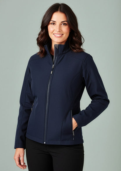 Biz Collection Womens Geneva Jacket - Navy/Graphite