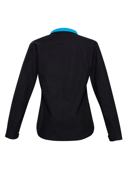 Biz Collection Womens Geneva Jacket - Black/Cyan