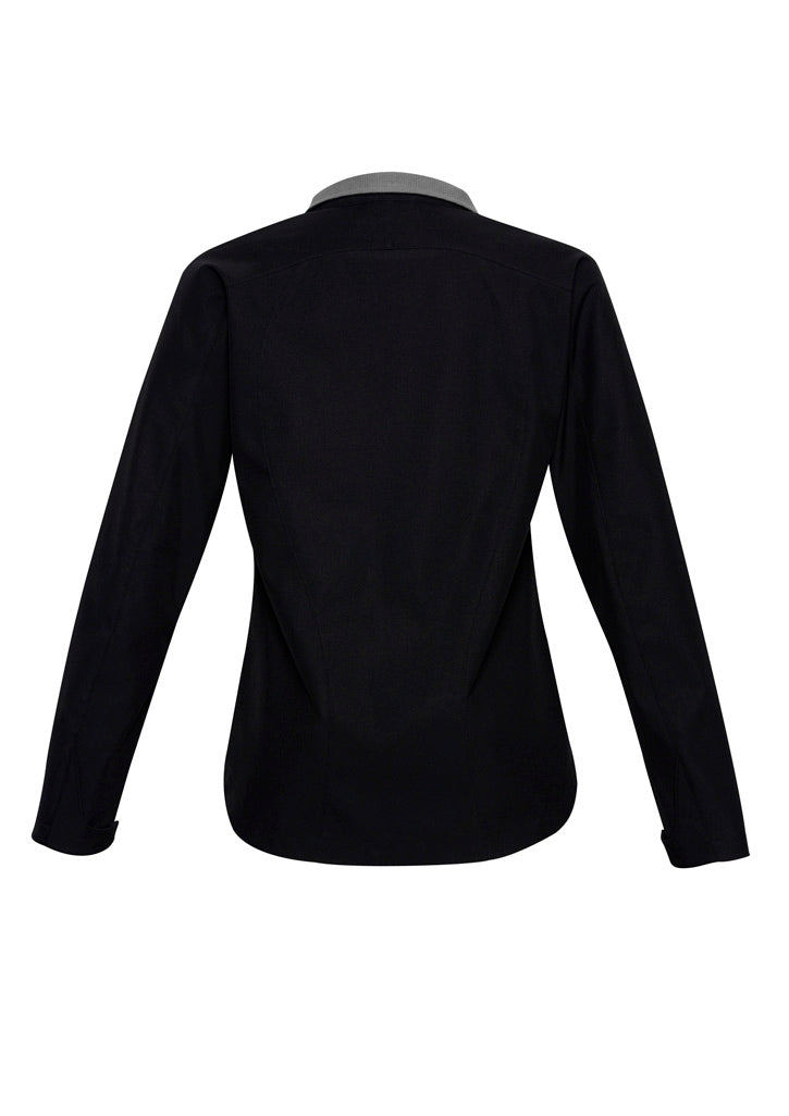 Biz Collection Womens Geneva Jacket - Black/Graphite