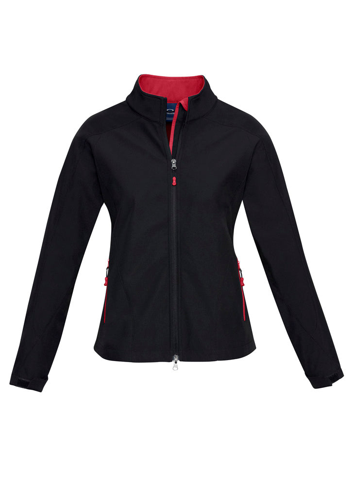 Biz Collection Womens Geneva Jacket - Black/Red