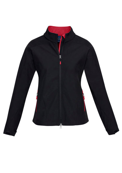 Biz Collection Womens Geneva Jacket - Black/Red