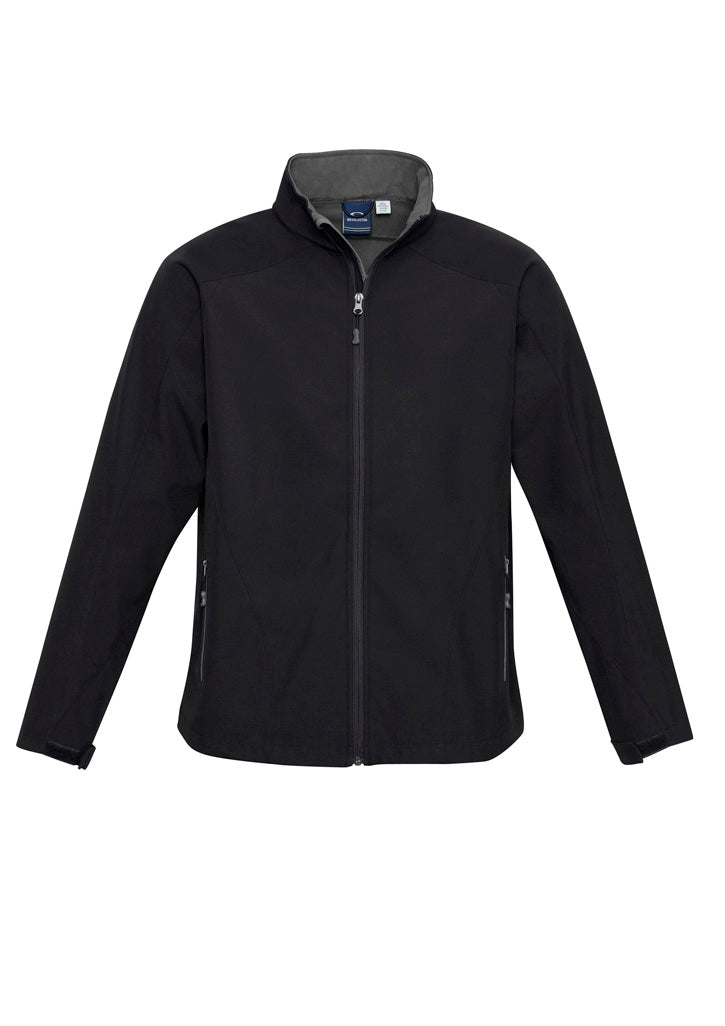 Biz Collection Mens Geneva Jacket - Black/Graphite