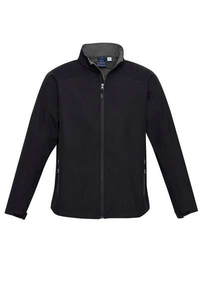Biz Collection Mens Geneva Jacket - Black/Graphite