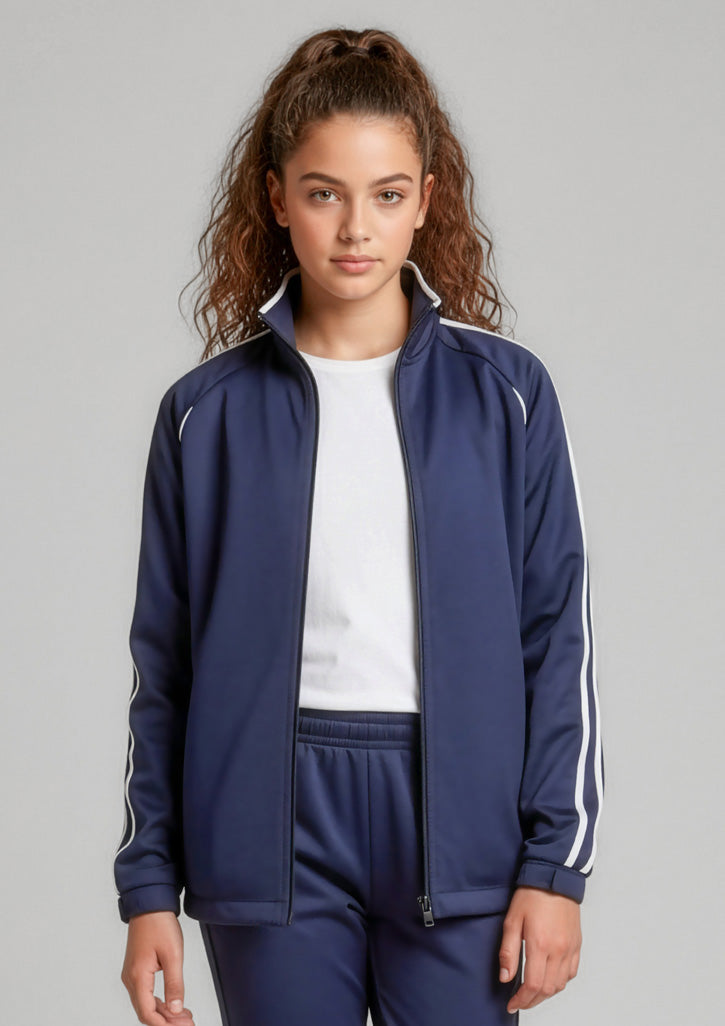 Biz Collection Kids Flash Jacket - Navy/White