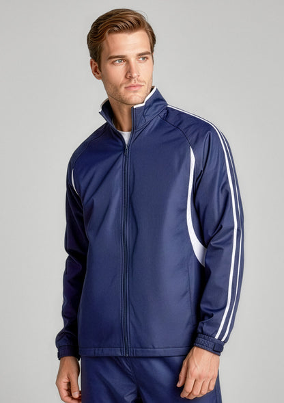 Biz Collection Unisex Flash Jacket - Navy/White