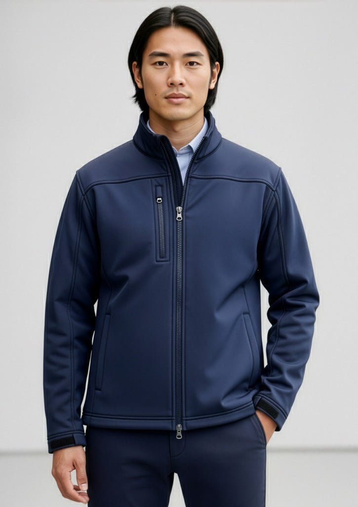 Biz Collection Mens Softshell Jacket - Navy